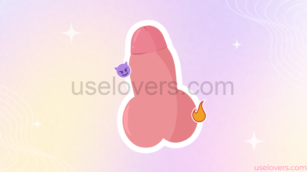penis com emojis de diabo e foguinho