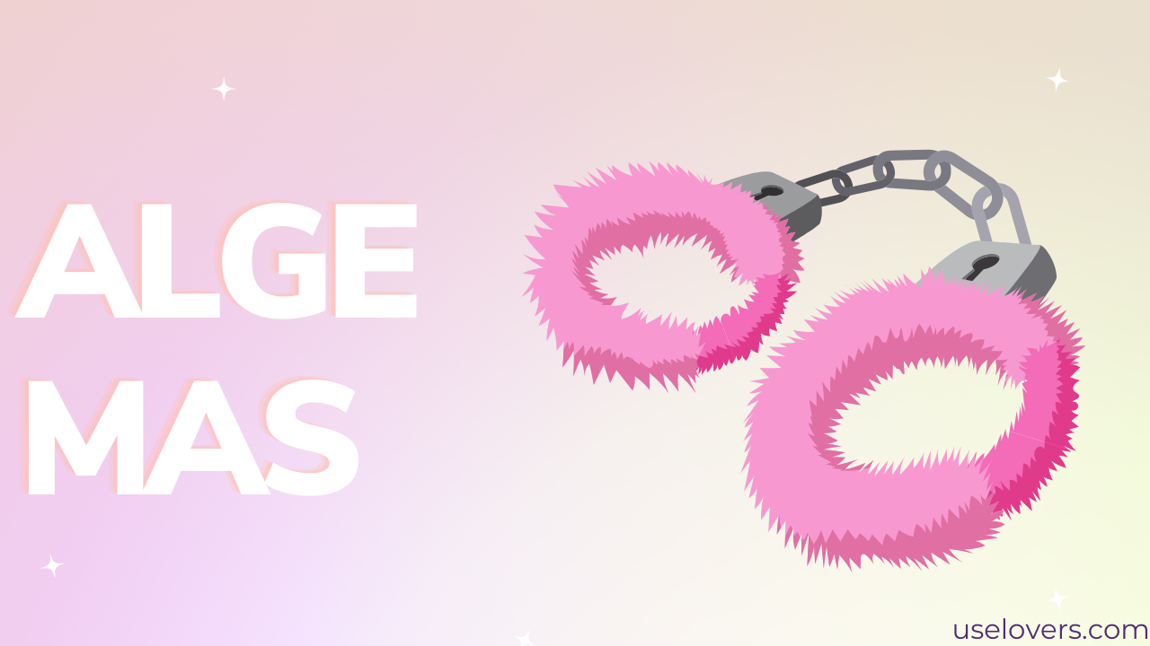 algemas de metal com pelúcia