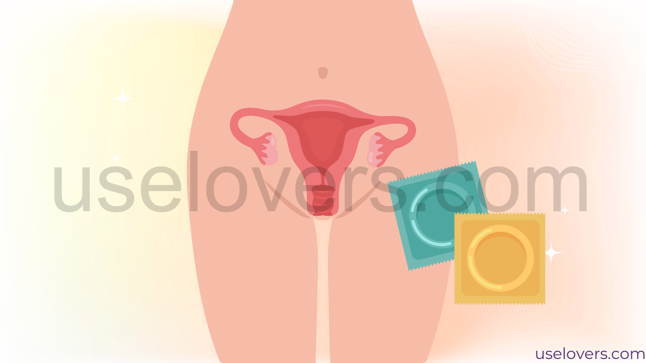 pelvis desenhada com um útero
