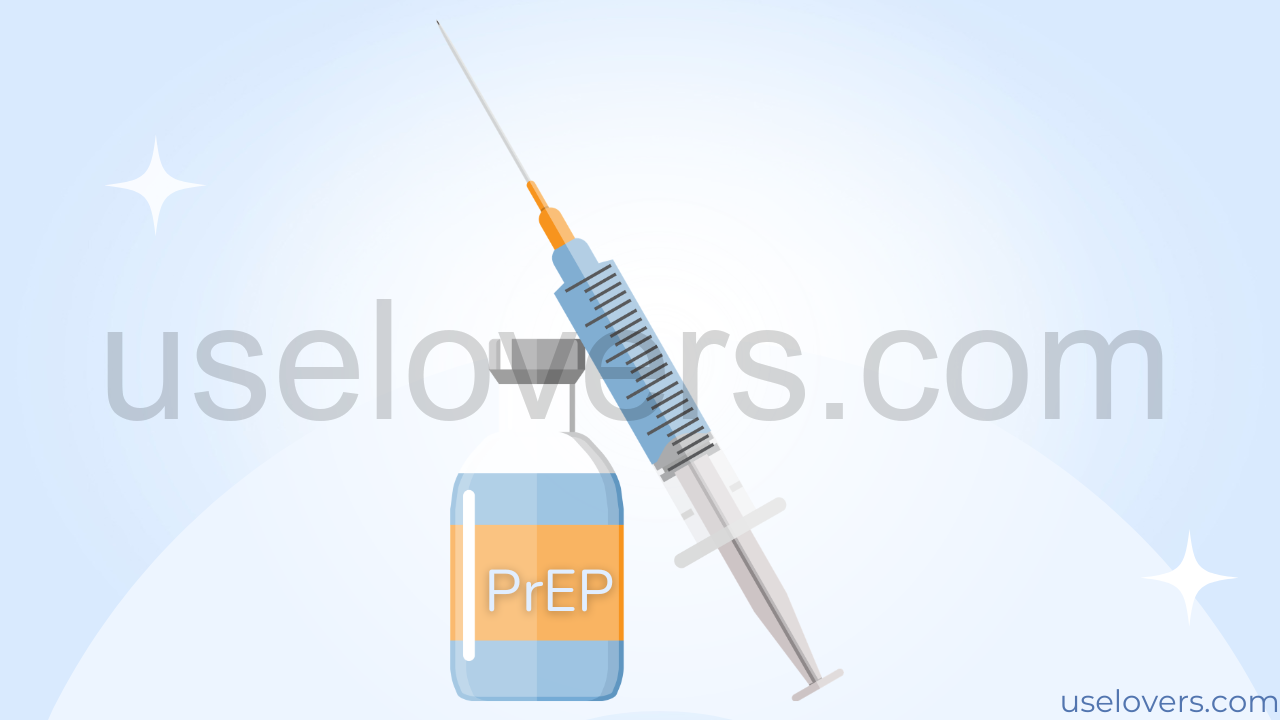 vacina e ambola escrito a palavra PrEP